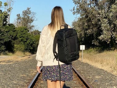 db bags review hugger backpack pro cia camera insert hand luggage only