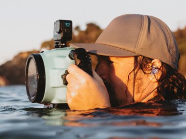 liquideye surf housing review in water surf photography waterproof housing sony a7iv