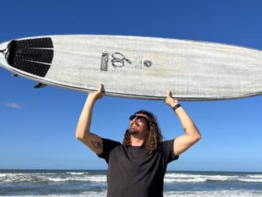 firewire tj pro mid review midlength surfboard taylor jensen